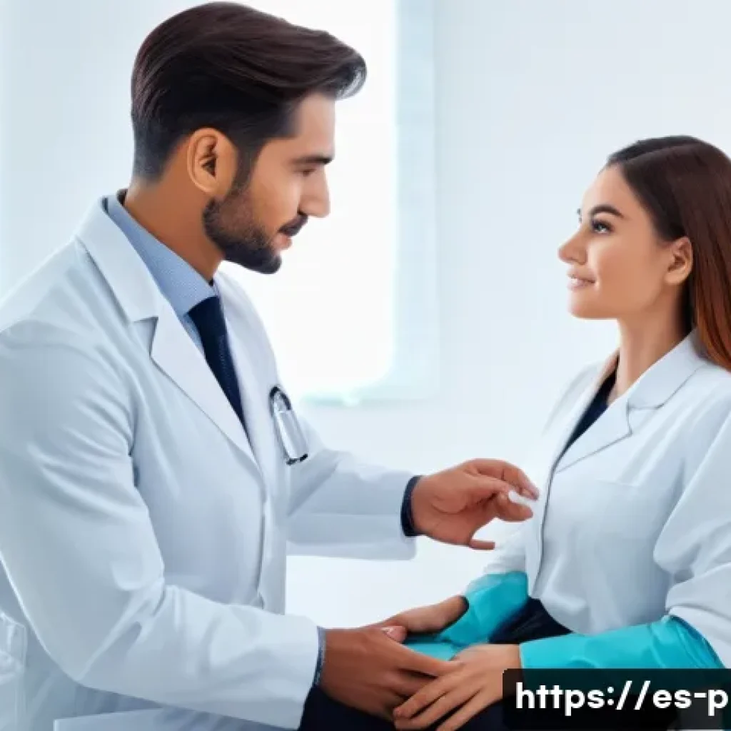 광대 성형 비용 - A professional consultation scene in a modern cosmetic surgery clinic located in a vibrant Latin Ame...